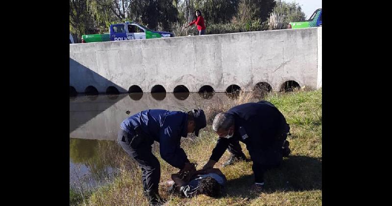 Dudas en torno a un joven que fue rescatado inconsciente de un arroyo en Cantildeuelas