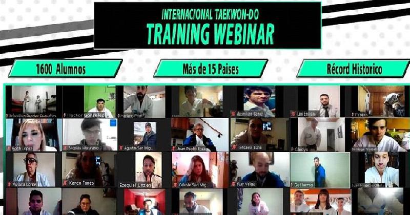 Lomas de Zamora presente en el Internacional Taekwon-Do Training Webinar