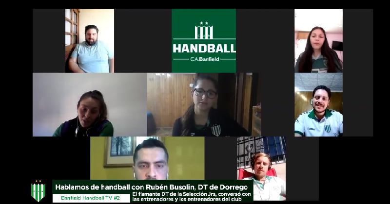 YouTube Instagram y Zoom el punto de encuentro del Handball de Banfield