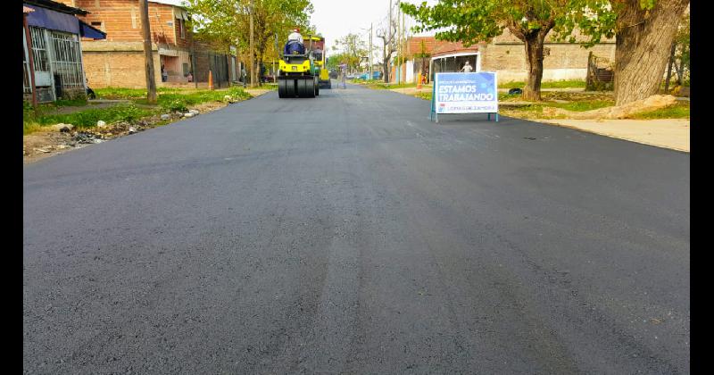 Por doacutende siguen ahora las obras de asfalto en Lomas