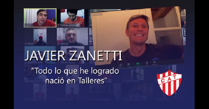 Zanetti invitado de lujo en las charlas virtuales
