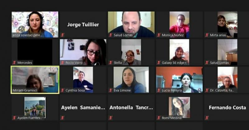 Salud Lomas est� organizando charlas virtuales