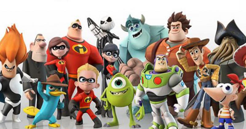 Algunos de los personajes de los films de Disney-Pixar 