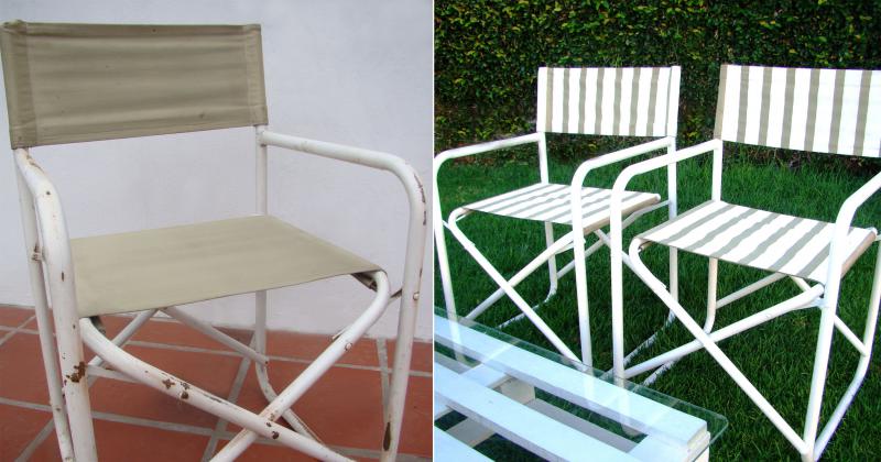 Coacutemo reciclar sillas de exterior