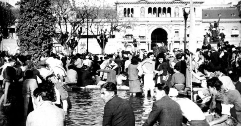 En 1945 una multitud pedía que Perón sea liberado 
