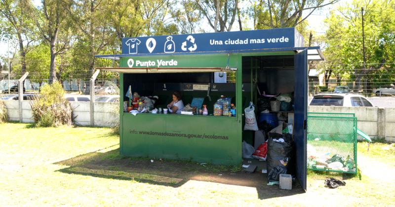 En el Finky hay un Punto Verde para que los vecinos dejen los residuos reciclables 
