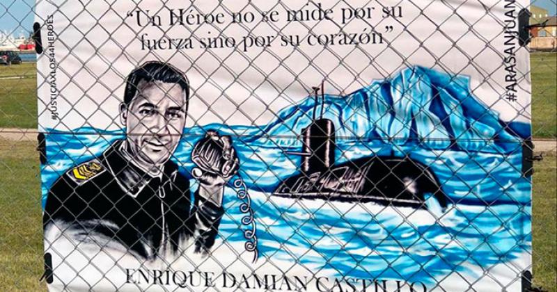 El recuerdo de Enrique en la Base Naval de Mar del Plata
