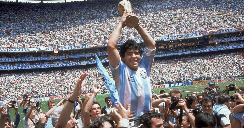 Maradona y su gran logro- la Copa del Mundo