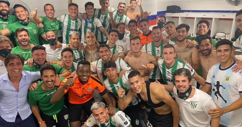 Así celebró Banfield el pase a la otra fase