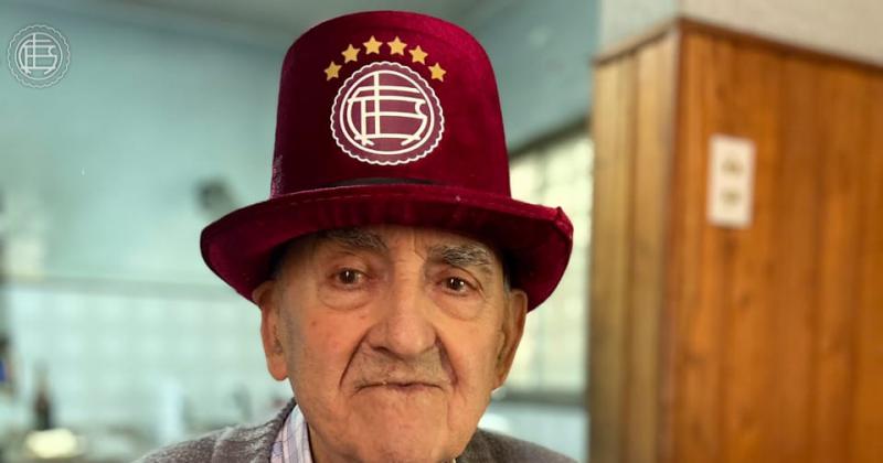 César Canedo socio número 344 del Club Lanús cumplió 90 años