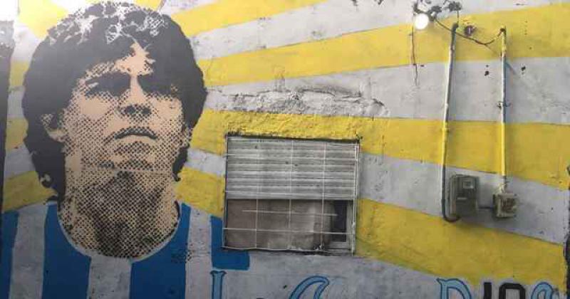 Así luce la casa de la infancia de Maradona en Fiorito 