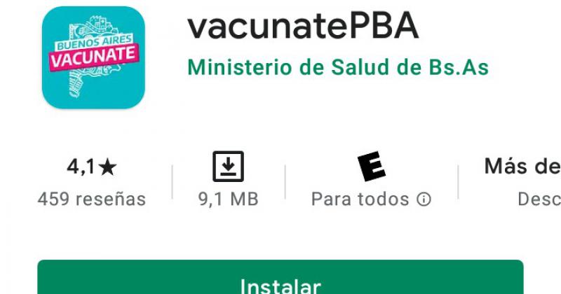 VacunatePBA la app para información e inscripción a la vacuna