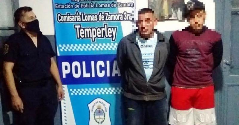 Los atraparon los efectivos de la Comisaría de Temperley 