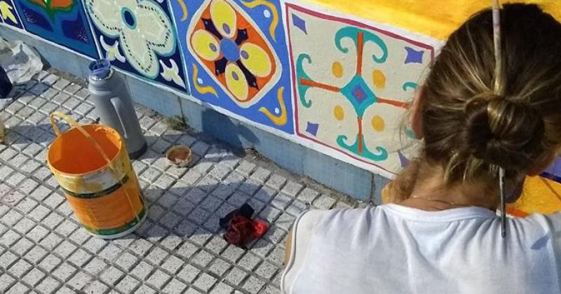 Reactivan el proyecto de embellecer con arte la calle 25 de Mayo 