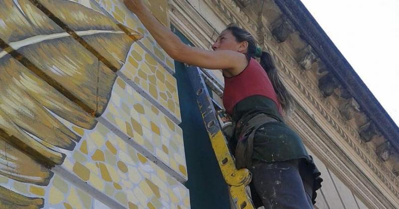 Reactivan el proyecto de embellecer con arte la calle 25 de Mayo 
