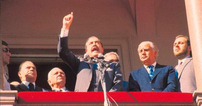 Alfonsín en 1987 