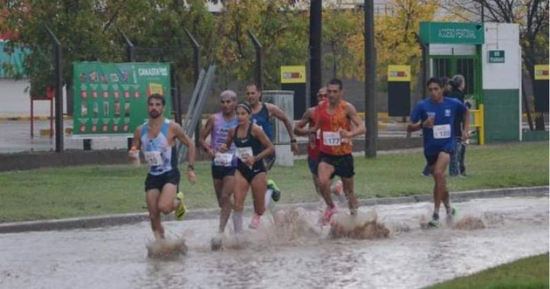La Maratón se corrió bajo el agua en La Pampa