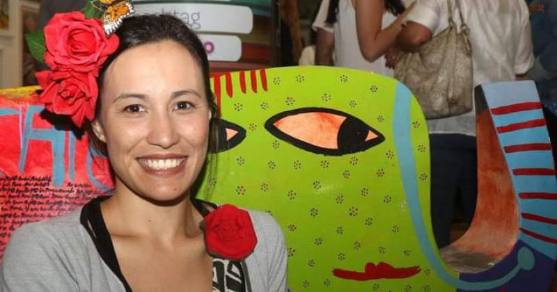 Gisela Yñez apasionada por el arte 