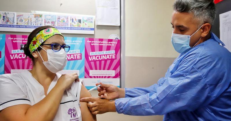 Ya se vacunó contra el Covid al 94-en-porciento- del personal de Salud