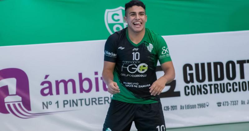 Lucas Herrera tuvo su debut en la elite del vóley argentino