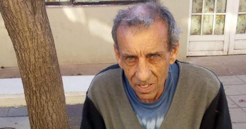 Rubén Aníbal Giménez tiene 63 años y es paciente esquizofrénico 