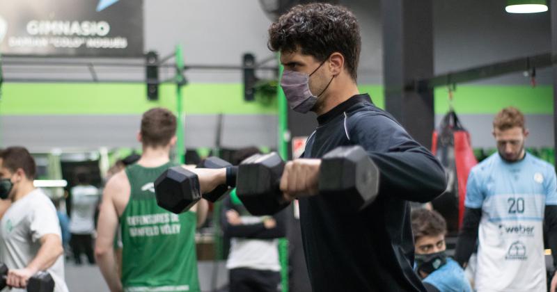 El plantel trabajó en las instalaciones del club