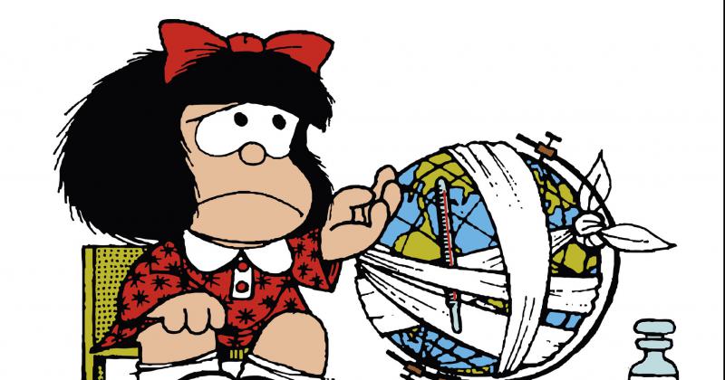 Mafalda y su globo terr�queo 