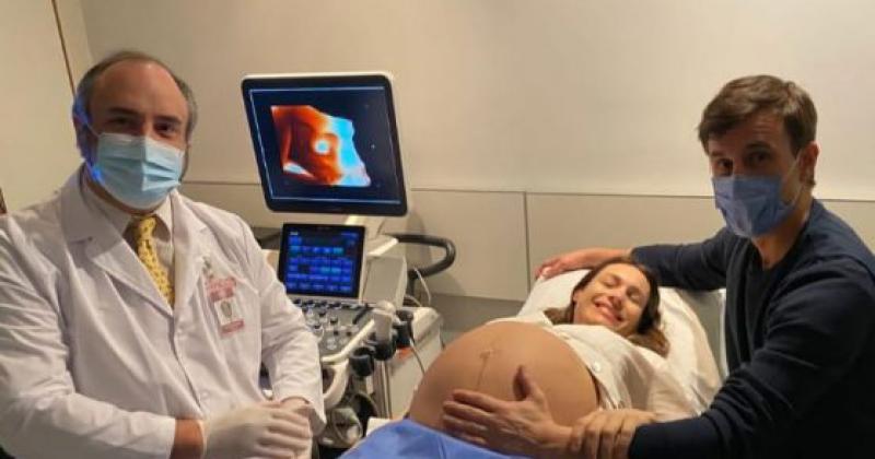 Nacioacute la hija de Pampita y Roberto Garciacutea Moritaacuten