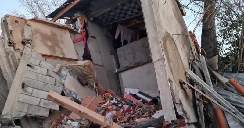 Derrumbe en Centenario- apuntan a un tercer piso en construccioacuten