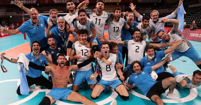 Argentina sumó su segunda medalla en vóley