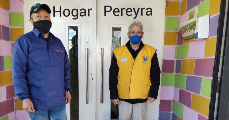 El Club de Leones ayuda permanentemente al Hogar Pereyra