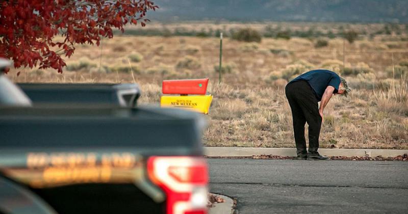 El actor destrozado tras el accidente 