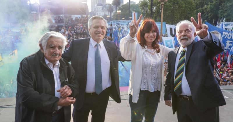 Con Lula y Mujica