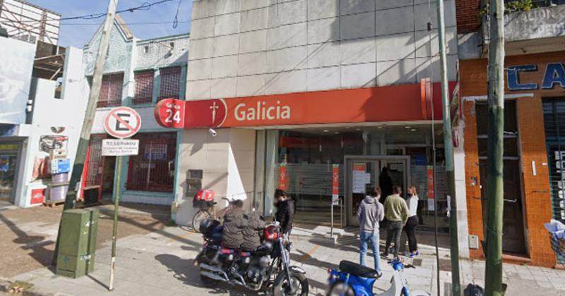 Investigan celulares para dar con los coautores del robo al Banco Galicia de Temperley