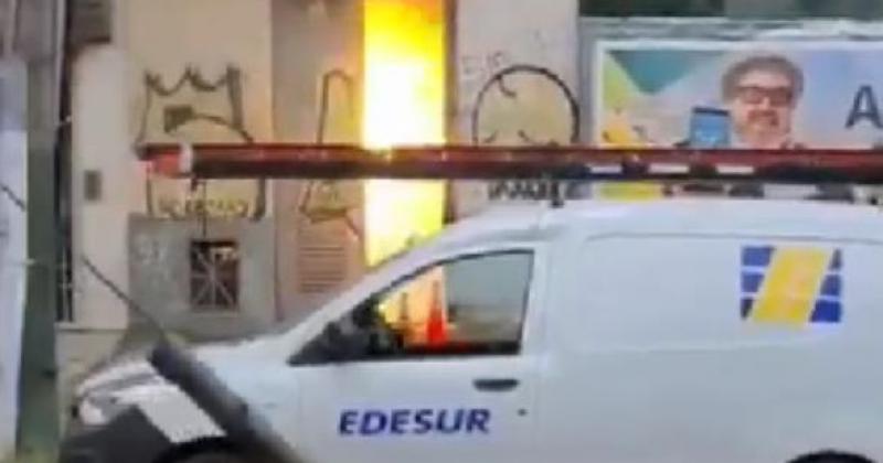 El video muestra el momento del incendio