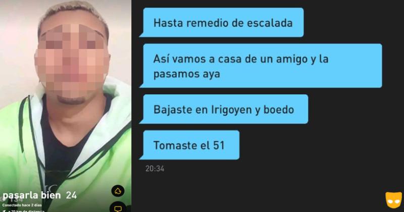Capturas de pantalla de la víctima