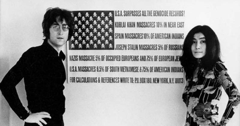 El diacutea que Nixon quiso deportar a John Lennon y Yoko Ono