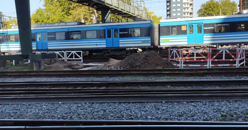 Continúa la obra del paso bajo nivel de Temperley