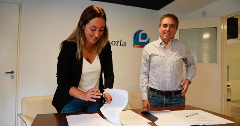 Lesci y Lorenzino firmaron el acuerdo