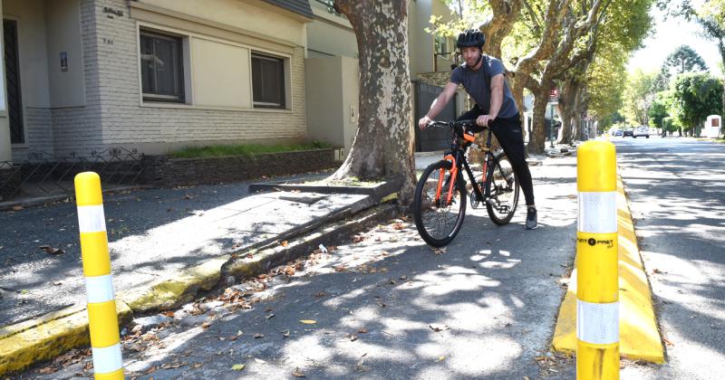 Los ciclistas se sienten m�s seguros con las ciclovías