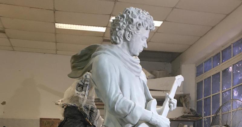 Asiacute es la estatua de Gustavo Cerati que le regalaron a Costa Rica