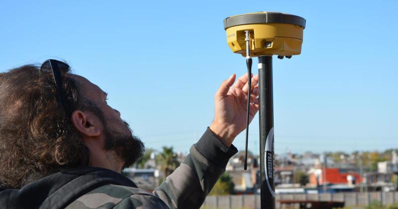 Mensura satelital en el barrio Diego Armando Maradona (DAM) de Fiorito