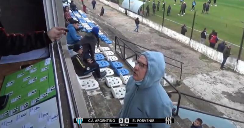 El hecho quedó filmado por la propia transmisión partidaria