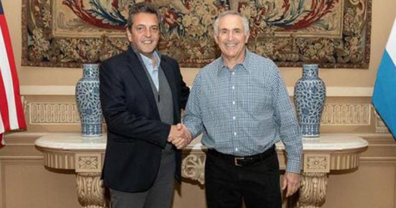 Sergio Massa se reunió con el embajador Marc Stanley