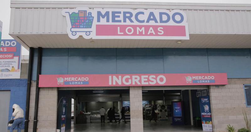 Inauguran un mercado de productos a precios accesibles en Lomas 