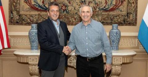 Sergio Massa se reunió con el embajador Marc Stanley