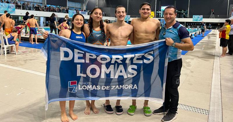 Un nuevo record nacional para nadadores de Lomas de Zamora