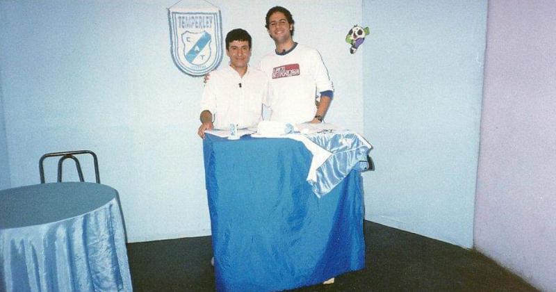 Fabio junto a Juan Pablo Marrón