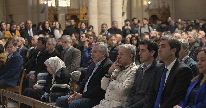 Alberto Fernndez participó de la Misa por la paz y la fraternidad de los argentinos en la Basílica de Lujn