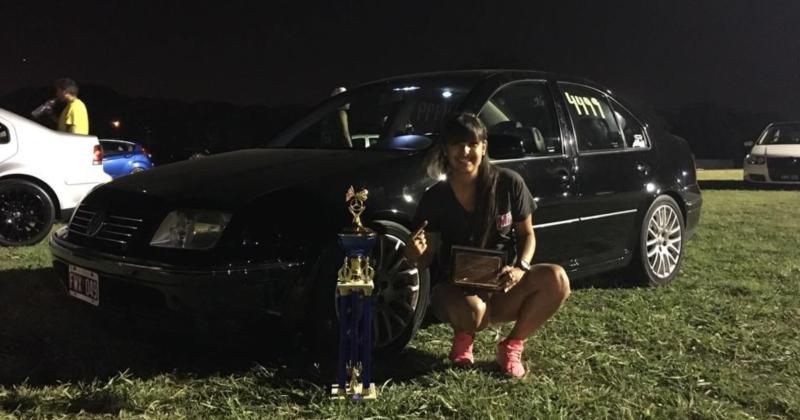 Fue campeona con un Volkswagen Bora 2006 1008 Turbo en los años 2015 y 2016